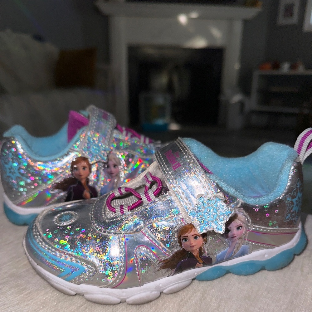 Kids size 11 Frozen Elsa Anna shoes